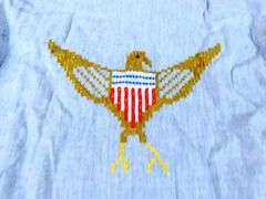 Vintage Bicentennial Embroidered Long Sleeve Shirt - Size 10