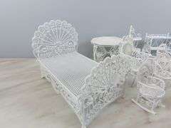 Big Lot of Metal Doll House Furniture