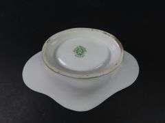 Small Handpainted Nippon Pedestal Condiment Dish - Made in Japan