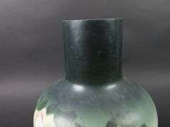Antique Handpainted Bristol Glass Vase
