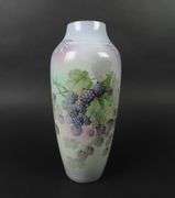 Antique Handpainted Tall Blackberry Vase #1