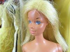 Barbie, Ken and Tons of Clothes in Vintage Fashion Doll Trunk