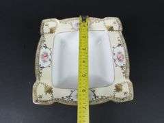 Square Handpainted Nippon Serving Dish - Made in Japan