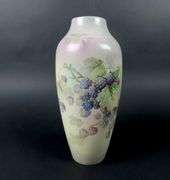 Antique Handpainted Tall Blackberry Vase #2 - See Description