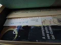 Box of Vintage Hand Clipped & Handwritten Recipes