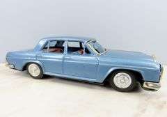 Vintage Pressed Metal Mercedes Benz 250 Toy Car