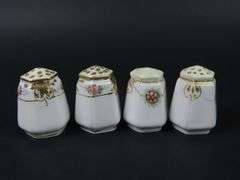 Mixed Lot of 4 Handpainted Nippon Salt & Pepper Shakers