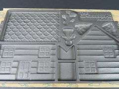 1985 John Wright Co. Cast Iron Gingerbread House Mold