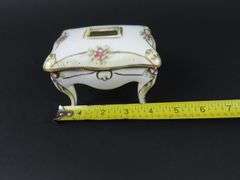 Antique Hand Painted Nippon Vanity Hair Catcher - Made in Japan