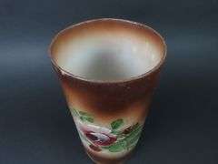 Beautiful Antique Tall Handpainted Bristol Glass Vase