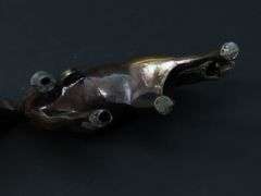 Vintage Copper Tone Cast Metal Horse Figurine