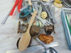 Big Lot of Childs Playset Flatware & Accessories