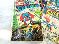 Lot of 5 Vintage Superman & Superboy Comic Books