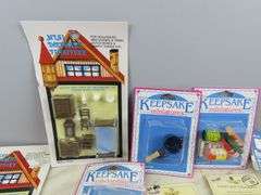 Big Lot of Doll House Miniatures with Food & Kitchen Items