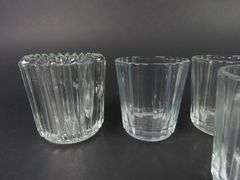Mixed Lot of 8 Glass Votive Holders