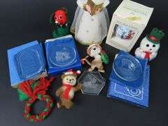 Big Lot of Mostly Vintage Christmas Décor with Tree Topper & Ornaments