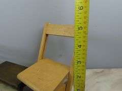 Mixed Lot of Doll House Furniture with Metal Table & Chairs