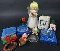 Big Lot of Mostly Vintage Christmas Décor with Tree Topper & Ornaments