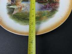 Antique "Noon at the Fontaine Marshes" Plate