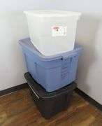 Mixed Lot of 3 Storage Totes