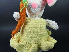 Handcrafted Knit Rabbit Plush Doll