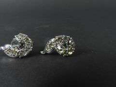 Vintage Rhinestone Screwback Earrings