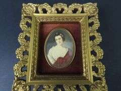 Vintage Cameo Creations Framed Portrait #3