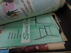 Box of Vintage Hand Clipped & Handwritten Recipes