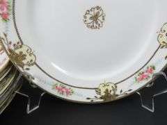 Lot of 7 Antique Handpainted Nippon Salad Plates
