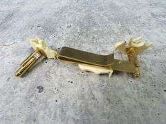 Unique Vintage Bull Tie Clip & Cufflink Set