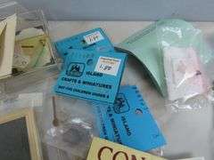 Big Lot of Doll House Miniatures