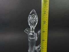 Vintage Cut Crystal Decanter with Stopper