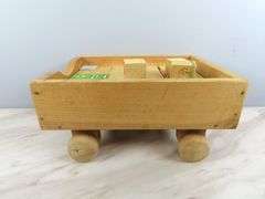 Wooden Wagon of Blocks