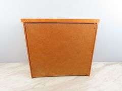 Large Vintage Wooden 3 Drawer Doll Chest