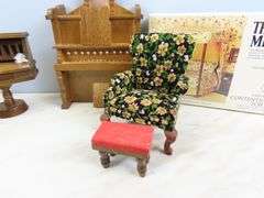 Collection of Wooden Doll House Furniture with Piano & Sealed Bed in Box