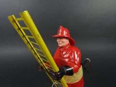 Vintage Marx Climbing Fireman Wind Up Toy