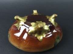 Beautiful Victorian Handpainted Footed Console / Nut Bowl