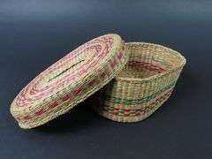 Handcrafted Lidded Basket