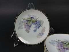 Lot of 5 Victorian ZS & Co. Bread Plates