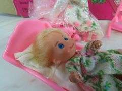 Vintage Barbie Baby Sitter Play Set in Original Box