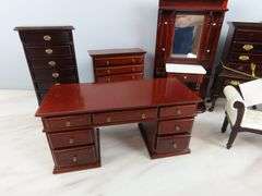Lot of Wooden Doll House Furniture