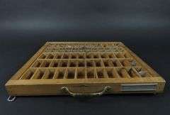 Another Vintage Wooden Printers Tray Wall Hanging
