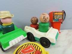 Lot of Fisher Price Cars with Little People