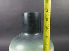 Antique Handpainted Bristol Glass Vase