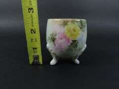 Antique H. Hiemann Porcelain Toothpick Holder