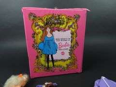 The World of Barbie Doll Case with 3 Dolls & Clothing