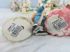 Mixed Lot of Composite Rabbit Décor