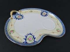Noritake Handpainted Snack Tray with Teacup - Made in Japan