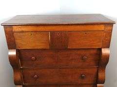 Antique Empire Style Mahogany Chest of Drawers