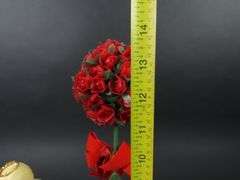 Grouping of Vintage Christmas Décor with Tree Topper & Ornaments